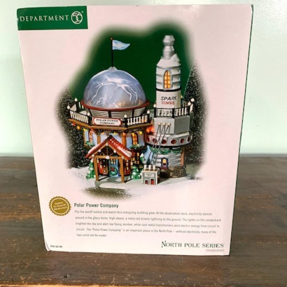 Dept 56 "Polar Power Company" The North Pole Series